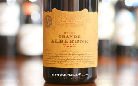 Grand Alberone Rosso - Inspired • Reverse Wine Snob