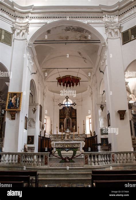 Grand Church inside the Calvi Citadel - Catedral St. Jean Baptiste ...