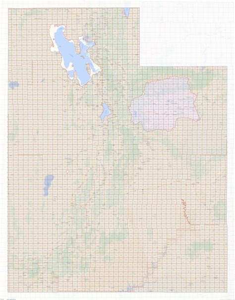 Grand County, Utah - Section Township and Range Map