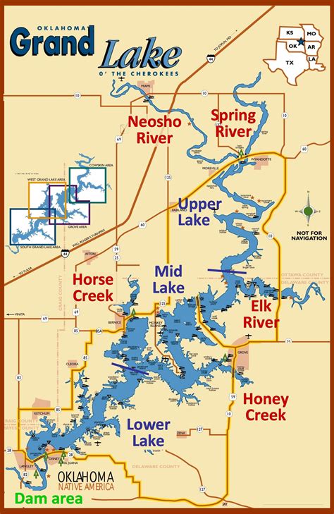 Grand Lake Oklahoma what county