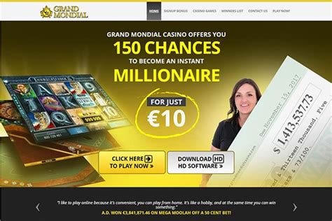 Grand Mondial progressive jackpot biggest online casinos