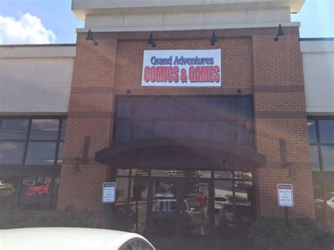 Grand Adventures Comics is a popular comic book store located in Murfreesboro, TN. They offer a wide range of products including comic books, graphic novels, board games, toys, and collectibles. With a new location, they provide a diverse selection of items to cater to the interests of comic book enthusiasts, gamers, and fans of popular ...