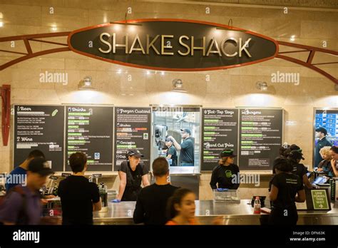 Grand central station shake shack. Includes menu, wine list, reservation form, photos, and locations (New York City, New York, United States and Tokyo, Japan). 