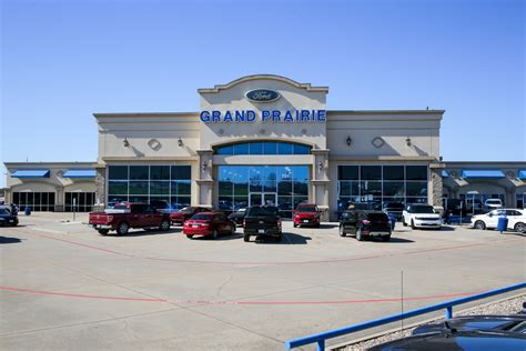 Grand prairie ford grand prairie tx. Visit our Grand Prairie dealership in TX to take a test drive. Skip to main content. 701 E Palace Pkwy Directions Grand Prairie, TX 75050. Phone: 844-880-3588; Home; Specials Specials. ... You're ready to visit Grand Prairie Ford! Get Driving Directions. Recently Viewed Vehicles; Saved Vehicles; Price Alerts; Recently Viewed Vehicles. 