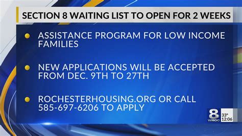 When your name is next on the preliminary waitlist, we will contact you to complete the Section 8 application online. We will also conduct a criminal background check on all family members who are 16 years of age and older. Then we will schedule you for an eligibility interview. You will need to bring in all your income and vital documents to .... 