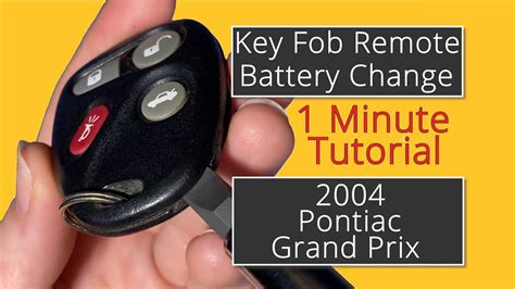 Grand prix key fob programming instructions.  Comes with the electronics and battery already...