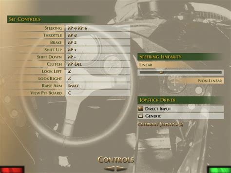 Grand prix legends keyboard controls. .  ...