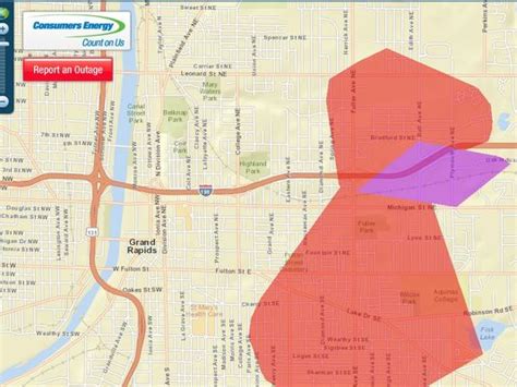 Grand rapids power outages. A screenshot of the Consumers Energy outage map showing an outage in Grand Rapids Monday, April 6, 2020. by: WOODTV.com staff Posted: Apr 6, 2020 / 07:12 AM EDT 