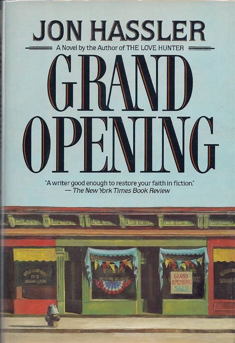 Download Grand Opening By Jon Hassler