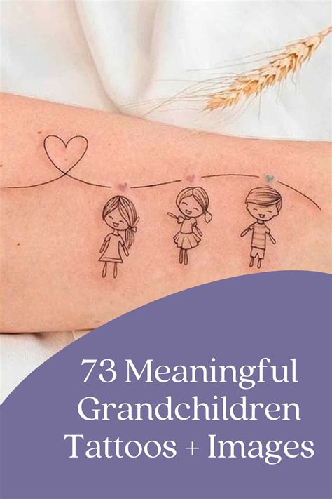 Feb 20, 2024 · This is a list of 15 pertinent keywords for the given text: 1. meaningful grandchildren tattoos 2. grandparent and grandchild bond 3. simple tattoo designs 4. heart tattoos 5. butterfly tattoos 6. detailed tattoo designs 7. family tree tattoos 8. crests tattoos 9. grandchild's name and birthdate tattoos 10. tattoos representing grandchildren 11. symbol tattoos 12. bird tattoos 13. footprint ...