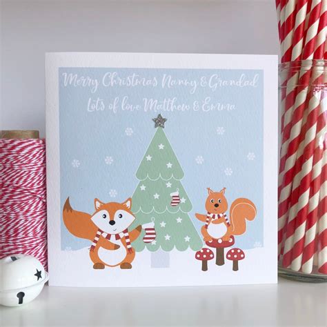 Grandchild Christmas Card - Etsy