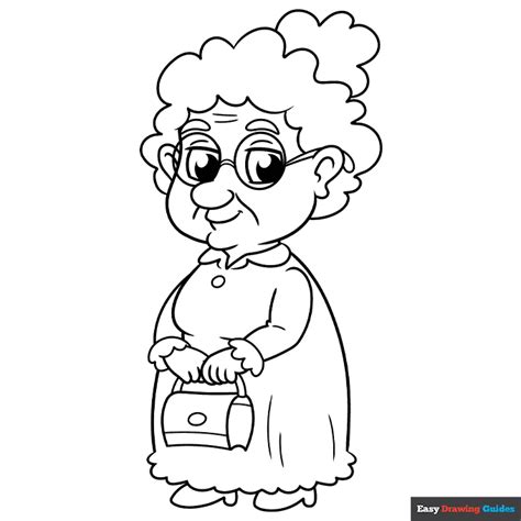 Grandma Coloring Page