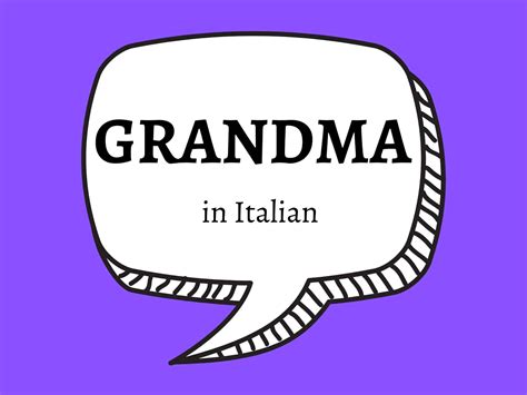 Grandma in italian. Things To Know About Grandma in italian. 