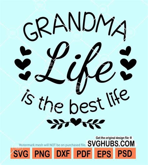 Great Grandma SVG - Great Grandma Gift - Mothers Day Gift - Mothers Day SVG - SVG Files for Cricut - Love Svg - Gift for Mom - Gifts for Her (625) Sale Price $2.09 $ 2.09 $ 2.99 Original Price $2.99 (30% off) Sale ends in 6 hours Digital Download ...