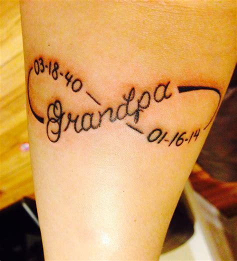 Grandpa memory tattoo. Grandpa Portrait Memorial Tattoo Idea & Design on Forearm Grandpa Portrait Memorial Tattoo Done At 