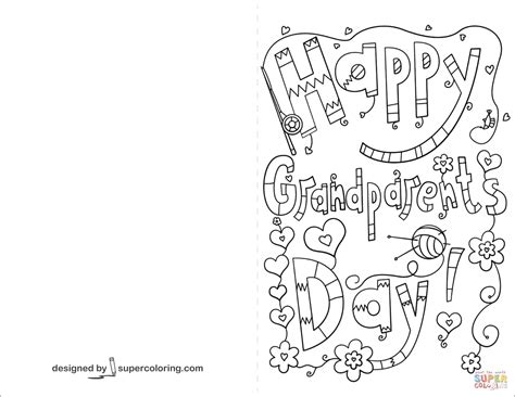 Grandparents Day Card Template