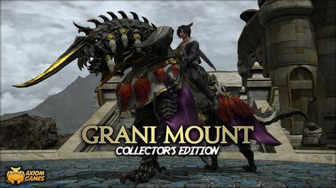 Final Fantasy XIV How Do You Get The Grani Mount in FFXIV? by Judah Brandt The Grani Mount can only be obtained as a bonus item with the Collector’s Edition of Shadowbringers. Once you’ve registered your game on Mog Station you’ll receive a Grani Horn in your Mogmail. . 