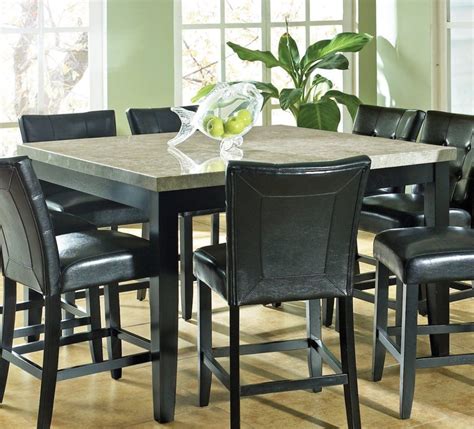 Granite top table. Modern Style 5-Piece Faux Marble Top Dining Table Set With 4 Faux Leather Upholstered Dining Chairs. by Latitude Run®. From $219.99 $239.99. ( 308) 2-Day Delivery. FREE Shipping. 