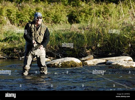 Granny fishing in the river - YouTube