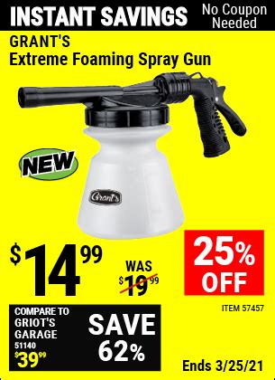 Grant's extreme foaming spray gun. Things To Know About Grant's extreme foaming spray gun. 