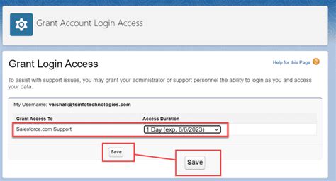 Granting Login Access to Support Krow Software
