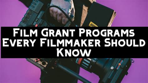 Grants for Black Filmmakers Sapling