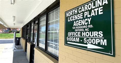 Granville license plate agency. Published: Nov. 13, 2023 at 11:45 AM PST. ROCKY MOUNT, N.C. (WITN) - The North Carolina Division of Motor Vehicles (DMV) is seeking a new commissioned contractor to operate a license plate agency ... 
