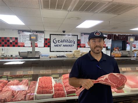 Granzin's meat. Granzin's Meat Market. 4.5 110 reviews on. Website. At Granzin's we slaughter our own hogs and cattle, so the meat is the freshest and highest quality. Unlike the big... More. Website: granzins.com. Phone: (830) 625-3510. Closed Now. 