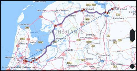 Grapeland - Amsterdam driving directions - journey, distance, …