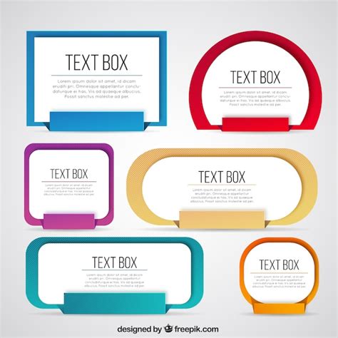 Graphic Design Text Box
