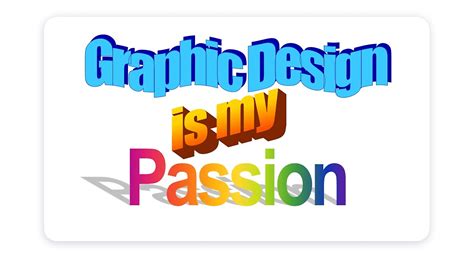 Graphic design is my passion. "Graphic design is my passion" Archived post. New comments cannot be posted and votes cannot be cast. Share Sort by: Top. Open comment sort options. Best. Top. New. Controversial. Old. Q&A. ... 