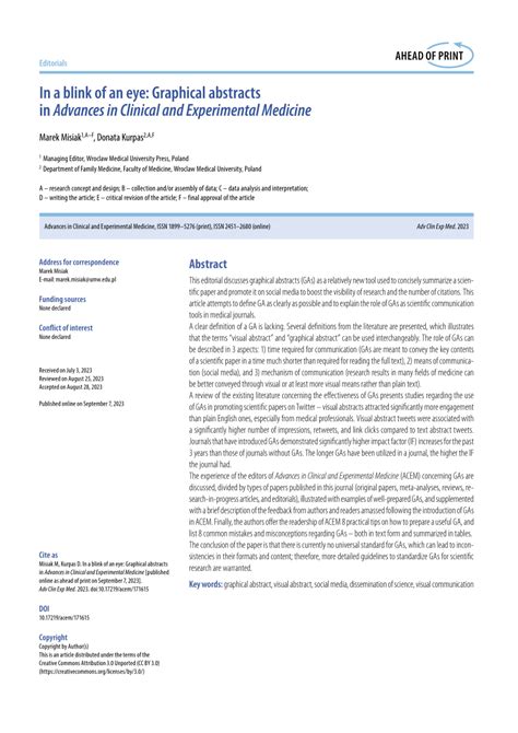 Graphical Abstracts Journal of Experimental Medicine