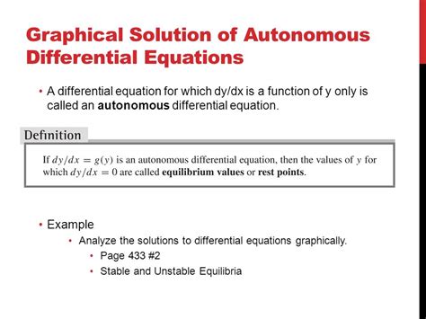 Graphical Solution Of Differential Equations