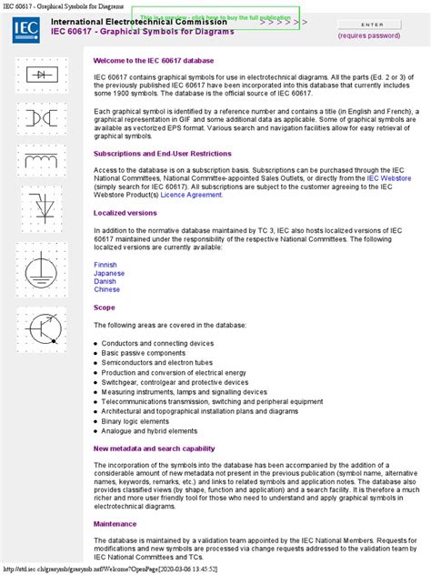 Graphical symbols – TC 3 - International Electrotechnical Commission