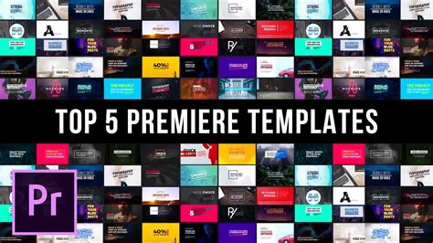 Graphics Design Elements Premiere Pro Templates VideoHive