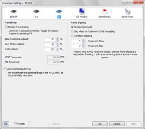 Graphics Synthesizer Plugin Is Not Configured