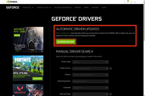 Graphics card driver. Download drivers for NVIDIA products including GeForce graphics cards, nForce motherboards, Quadro workstations, and more. Update your graphics card drivers today. NVIDIA Driver Downloads. Option 1: Manually find drivers for my NVIDIA products. Help Tips Product Type: Product Series: ... 