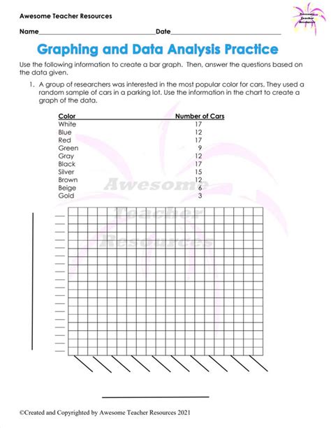 Graphing And Data Analysis Worksheet Answer Key Ideas