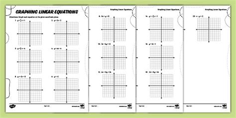 Graphing Equations Worksheet Pdf Diy Projects