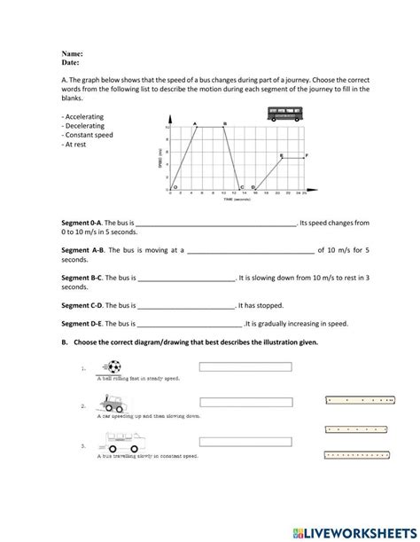 Graphing Linear Motion Worksheet for 9th 12th Grade Lesson Planet