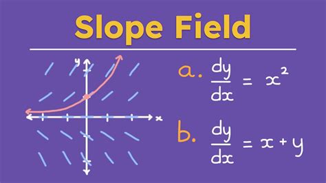 Graphing Slope Fields from a Differential Equation YouTube