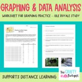 Graphing and Data Analysis Worksheet by The Crafty Biologist TPT