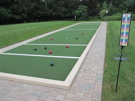 Grass Bocce Ball Court