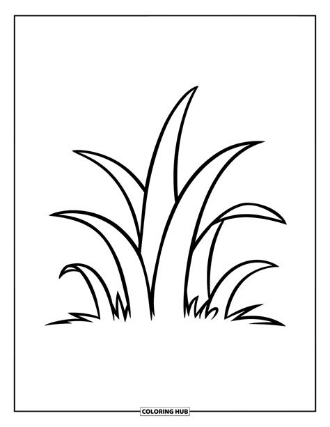 Grass Coloring Shee