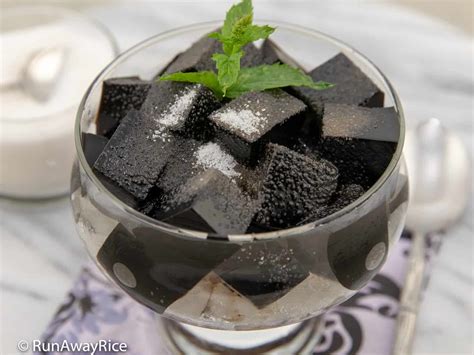 Grass Jelly (Suong Sao / Thach Den) - Easy Recipe …