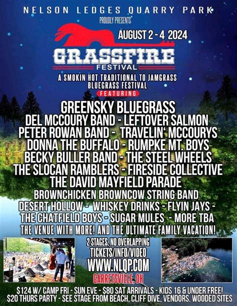 Grassfire Festival 2024 Garrettsville Line-up, Tickets & Dates Aug …