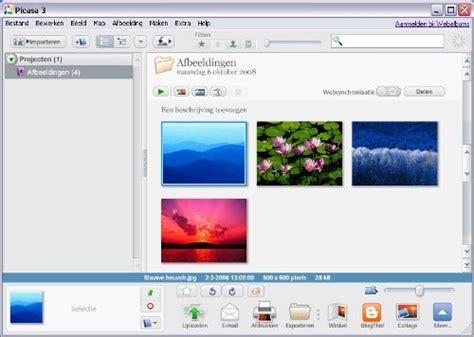 Gratis fotoprogram picasa