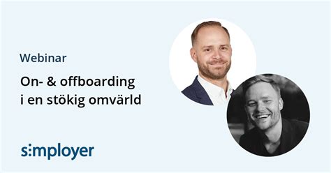 Gratis webinar: Onboarding och offboarding Simployer