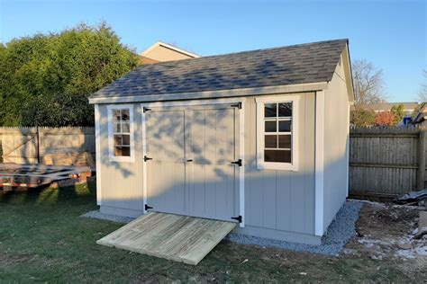 Gravel base for shed. Essentially, a gravel shed foundation consists of a layer of compacted gravel that supports the weight of the shed and provides drainage. This method has been ... 