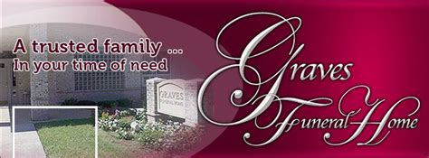 Graves funeral home.  At Graves Funeral Home Inc.  Read their obituary, s...